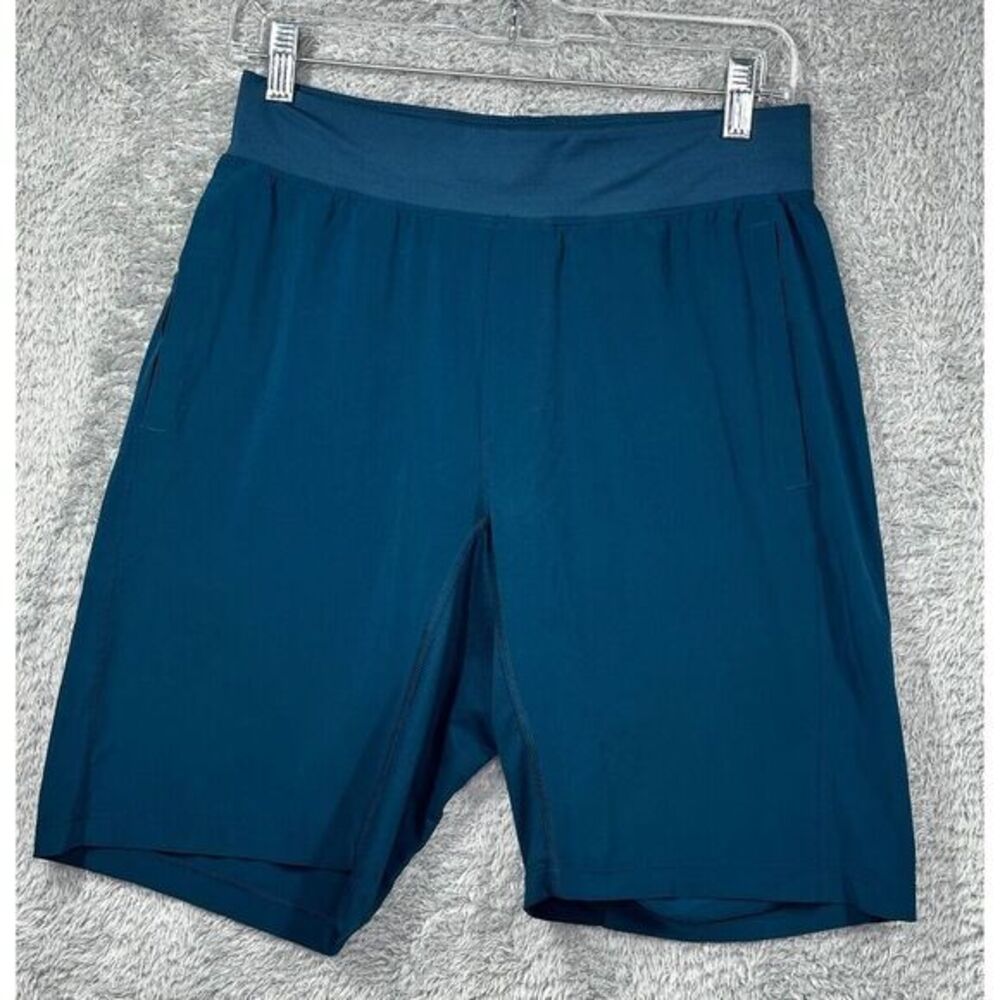 Lululemon Shorts Mens Small Blue Performance Stretch Drawstring‎ Gym Yoga